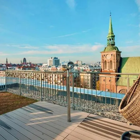 Sloneczny Taras W Centrum Gdanska Appartement